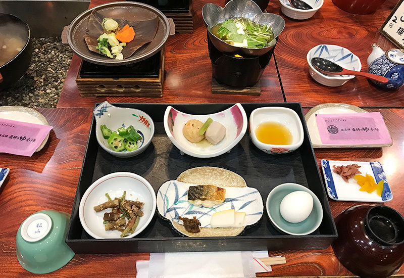 奥飛騨薬師のゆ 本陣 朝食