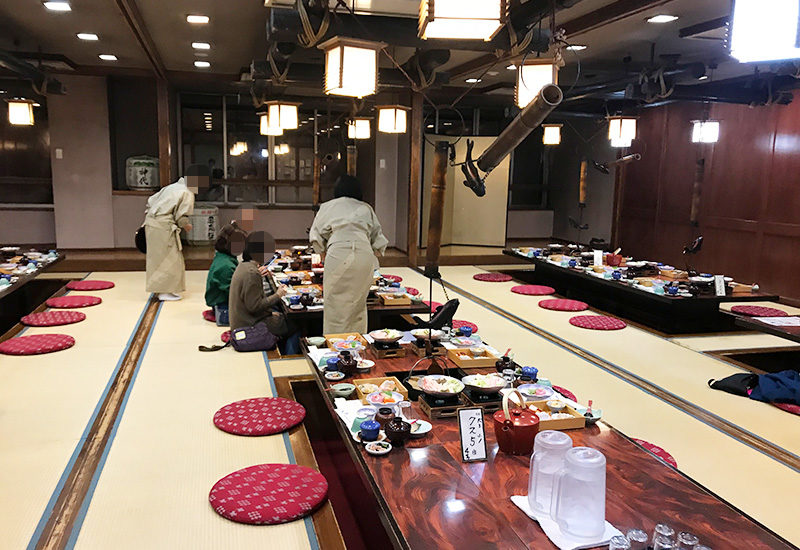 奥飛騨薬師のゆ 本陣 夕食 会場