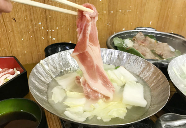 飛騨高山 まつりの森 昼食 飛騨豚しゃぶしゃぶ御膳