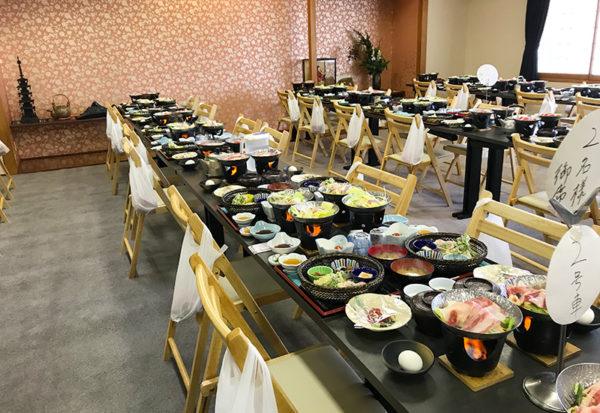 和歌山 日帰りバスツアー ランチ 昼食 お食事処 あんちん 食事会場