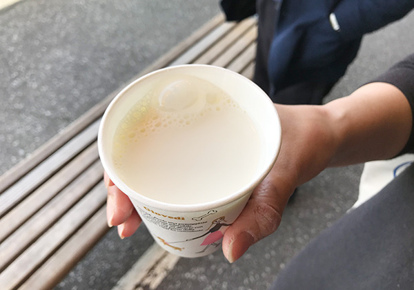 道の駅 おんねゆ温泉 生牛乳