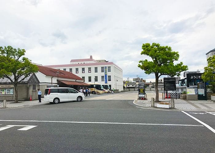 岡山 日帰り バスツアー 倉敷美観地区 バス専用駐車場