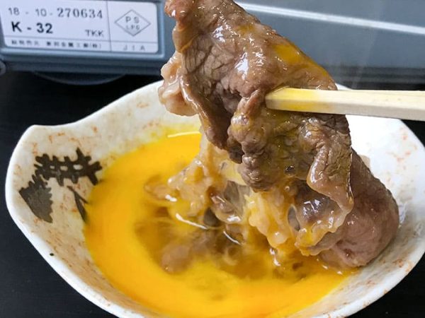 滋賀 魚松 あばれ食い 近江牛 松茸 すき焼き 生卵 つけ放題